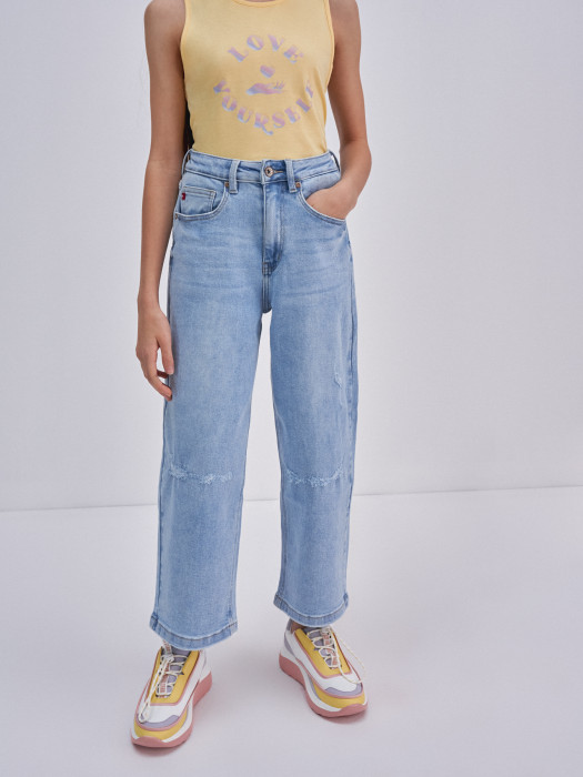 Dievčenské nohavice jeans. SIA 157